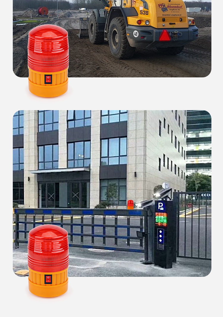 Light Magnetic Flashing Traffic Warning Light