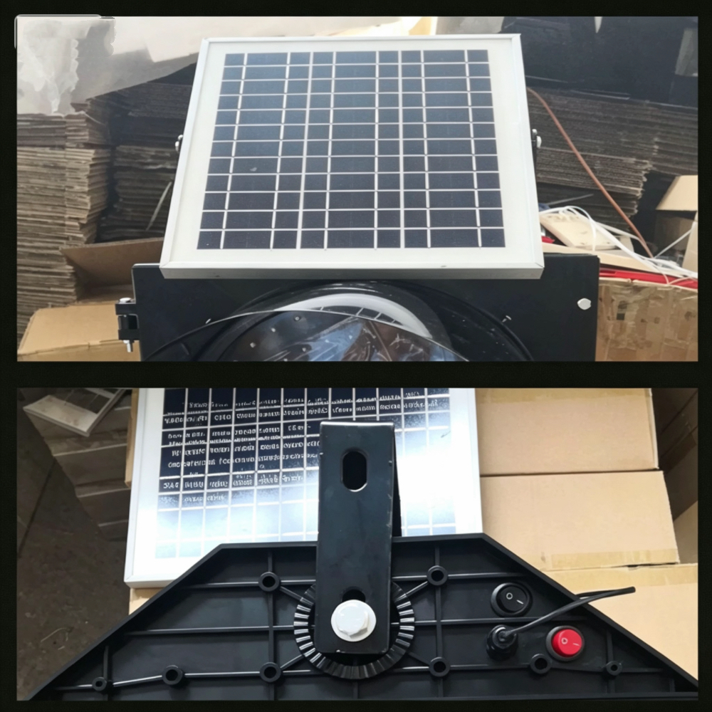 Factory Wholesale 12 Inch Solar Powered Aluminium Yellow Flashing LED Road Blinker Warning Light Pole Mount IP68 Rated
