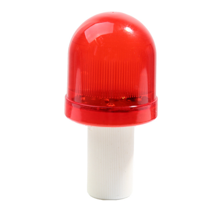 Factory Direct Sale Mini Red LED Strobe Light Traffic Warning Lamp Roadway Battery Powered for Safety Cones Worksite Lighting