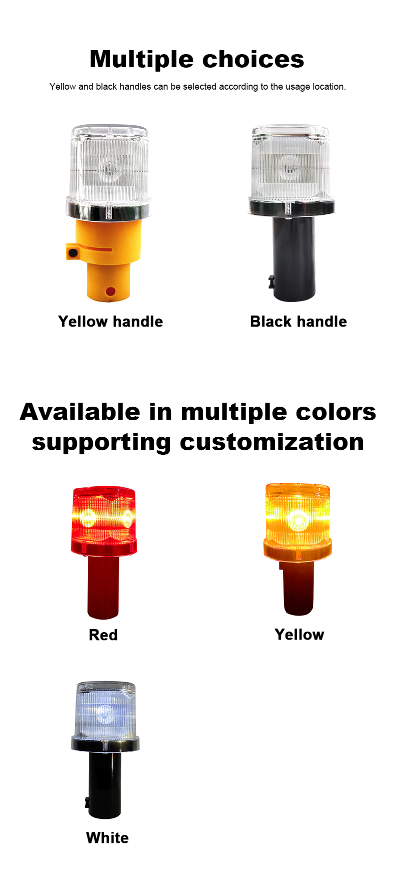 OWLEYE 4 LED Solar Warning Light Overview