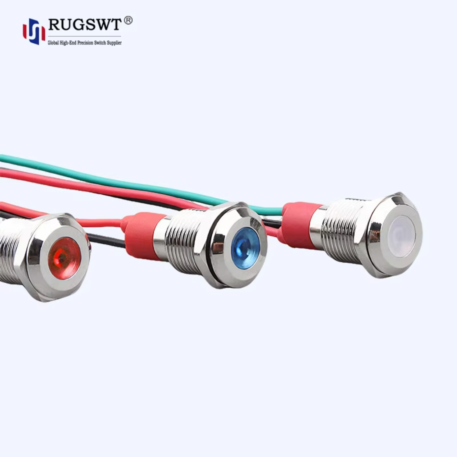 Factory Custom 12V LED Warning Light Amber Red Blue Emergency Strobe Beacon Flashing Lamp for Construction Vehicle