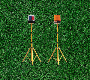 Portable Red/Blue Strobe Beacon Rechargeable LED IP56 Rated Equipment Indicator