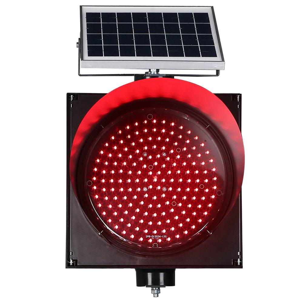 Red Yellow Amber Road Safety Blinker Solar Powered Led Flashing Warning Warning Light for for Highway, Mine &amp; Construction Site
