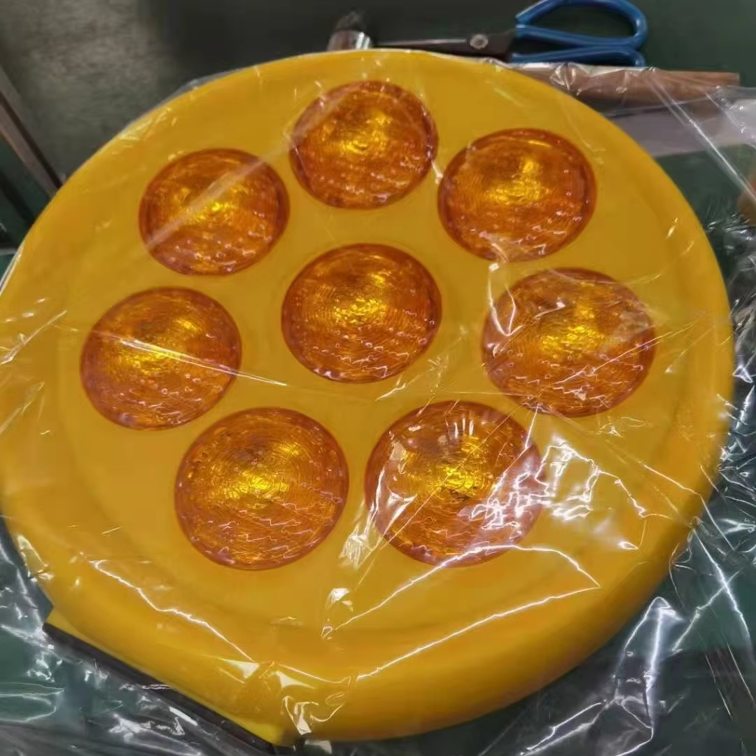 Wholesale Price Sunflower Strobe Solar Amber LED Flashing Led Traffic Warning Light for Traffic Road Safety Strobe Light
