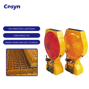 CE Traffic Lamp Flashing Yellow LED Barricade Flasher