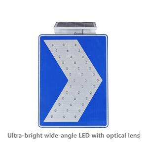 Factory Price Solar Powered LED Arrow Sign Directional Arrow Sign Chevron Guice Road Signs