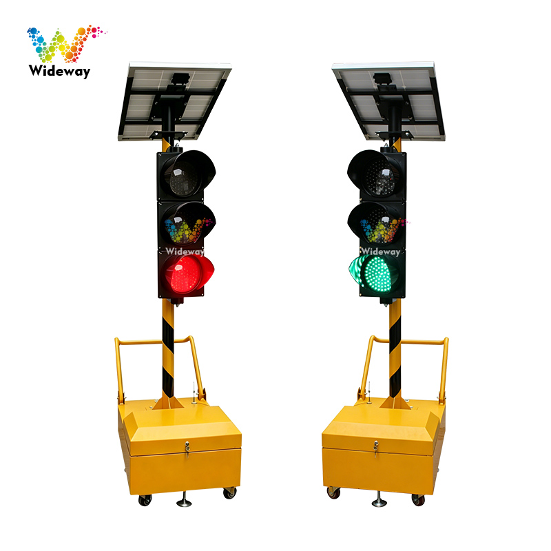 Wireless Distance 200-800 Meters Portable Temporary LED Solar Wireless Mobile Traffic Light