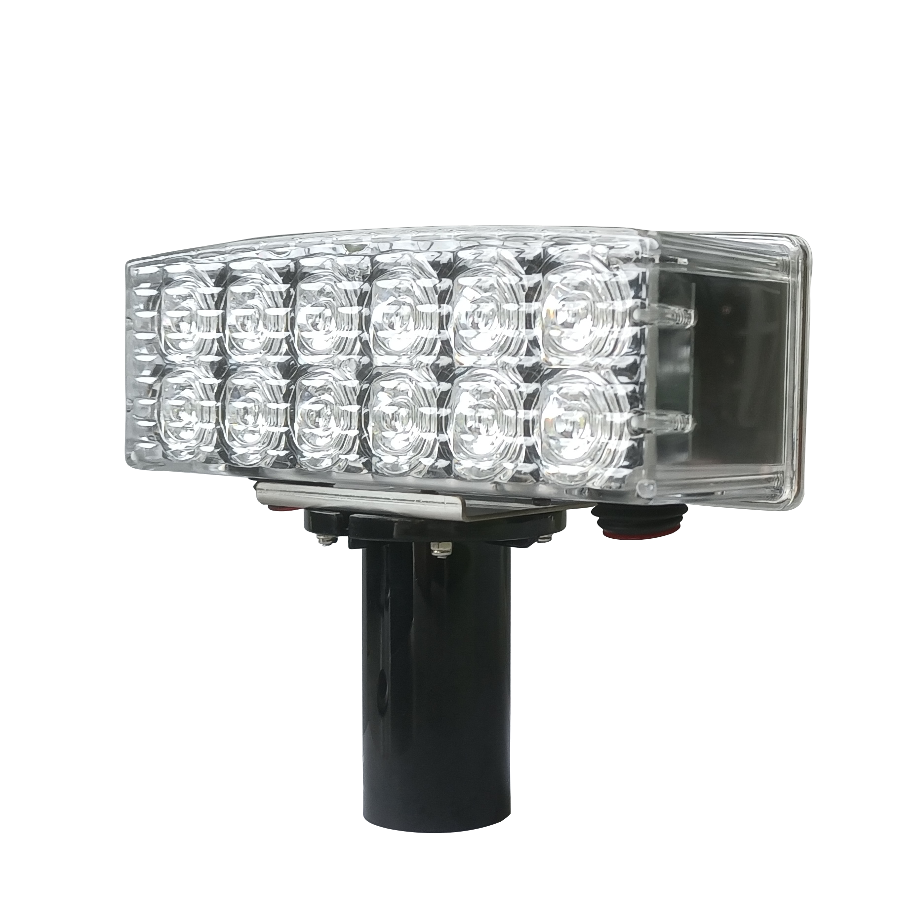 Red and Blue Road Construction Traffic signal Safety Emergency Strobe Flashing Led Solar Warning Light
