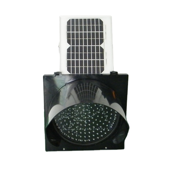 Strobe Led Solar Caution Lamp Flashing Traffic Safety Warning Light