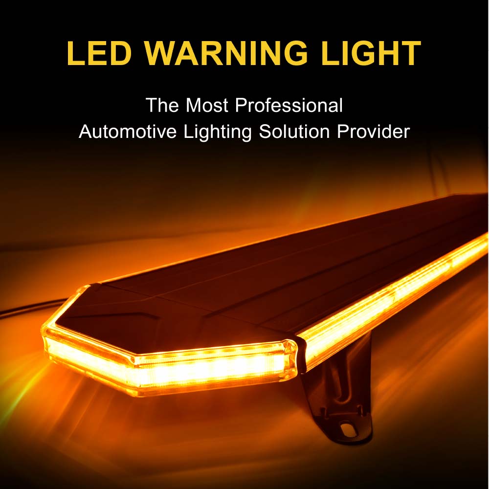 Extreme Bright Intensity Construction Detachable Rooftop Low Profile Hazard Flash Light