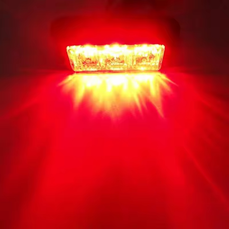 Everbright High Power 12V 24V Universal Emergency Strobe Flash Warning Light Bar Combo Beam 3LED Waterproof Amber Red Blue White