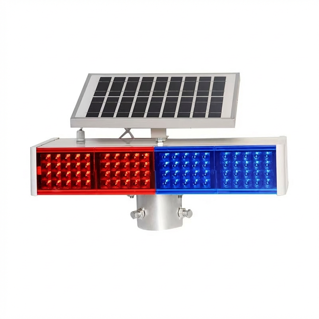 Factory Wholesale Solar Flashing Reflective Traffic Warning Light IP65 Waterproof Aluminum Shell for Road &amp; Construction Safety