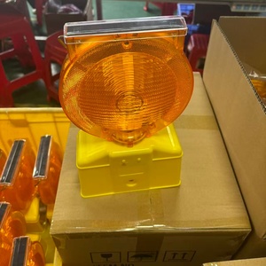 LED Solar Roadside Emergency Caution Barricade Beacon