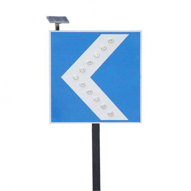 Warning LED Flashing Solar Traffic Sign Board Aluminum Solar-Powered Road Safety Signal Light UV Printed Speed Limit Signage