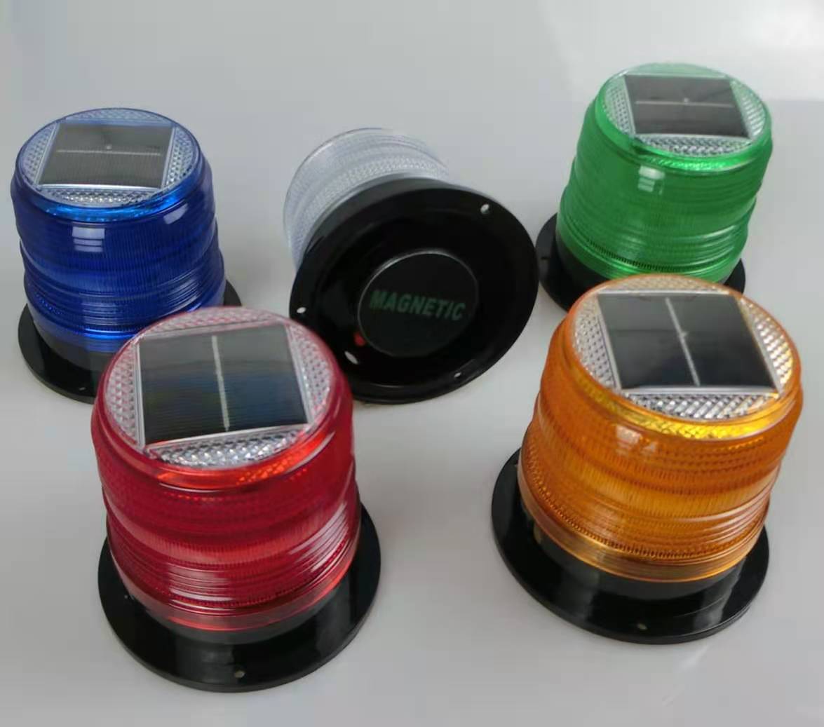 New Arrival Solar Warning Powered Marine / Traffic Warning Lights Flashing Navigation Stern Signal Lightening LED