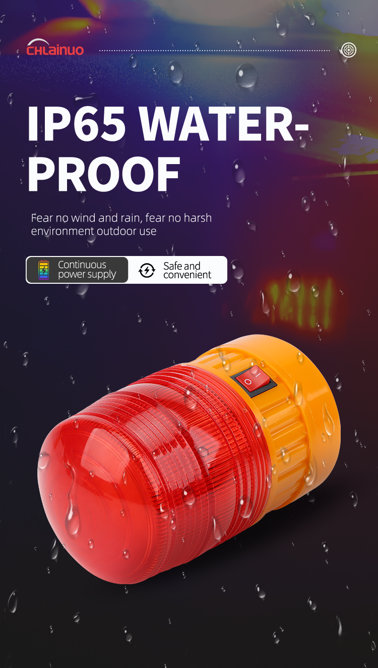 Light Magnetic Flashing Traffic Warning Light