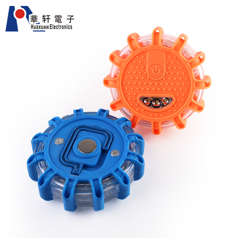 OEM Source Factory LED Warning Light Road Flare Emergency Disc Beacon Magnetic Base