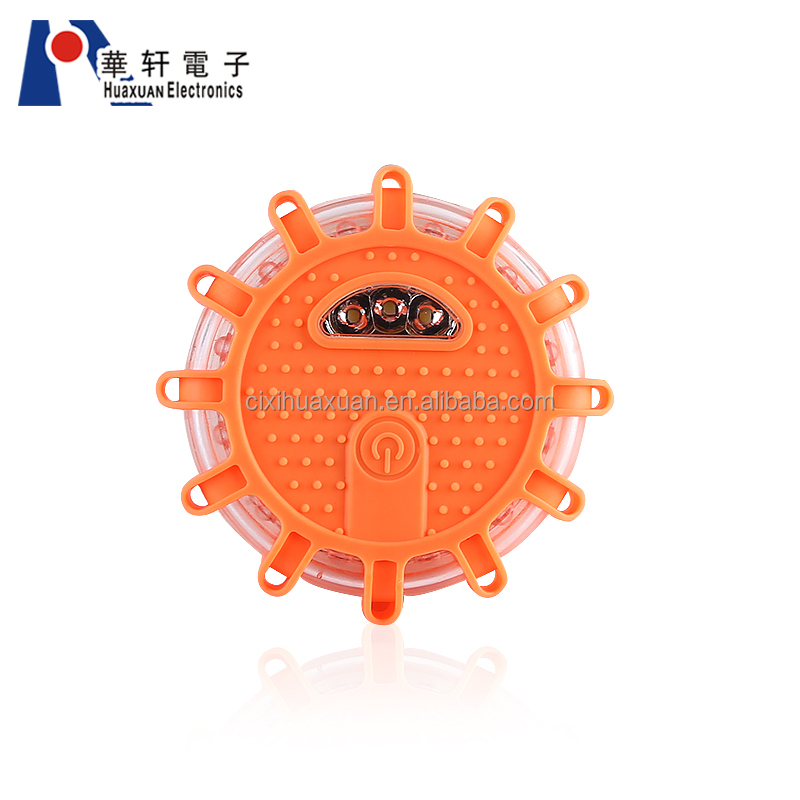 OEM Source Factory LED Warning Light Road Flare Emergency Disc Beacon Magnetic Base