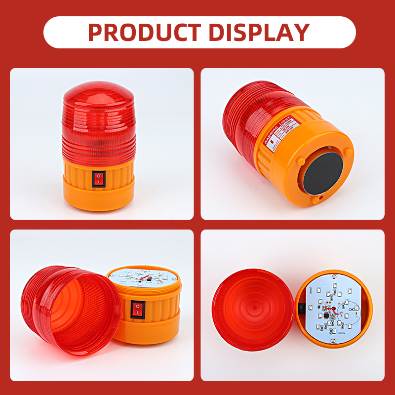 Light Magnetic Flashing Traffic Warning Light