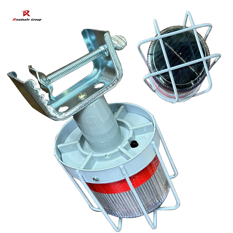 Solar LED Traffic Cone Light Blinker-Safety Warning Lamp