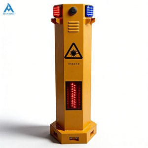 Smart Crosswalk Alert Beacon Laser Grid Projection Traffic Light