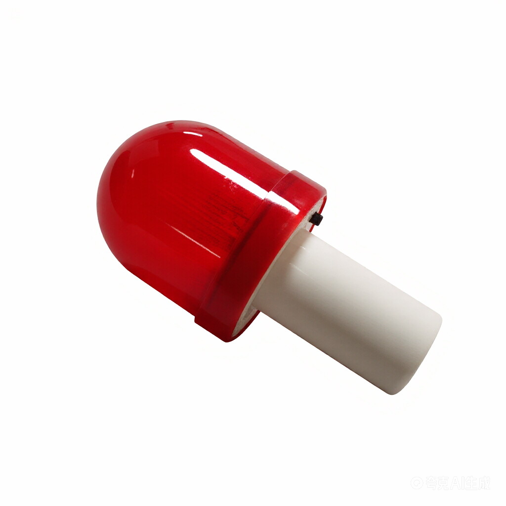 Eco-Friendly LED Flashing Traffic Warning Lamp Mini Red Strobe Light for Traffic Cone Safety Applications