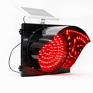 Durable Waterproof Solar LED Red Blinker Light