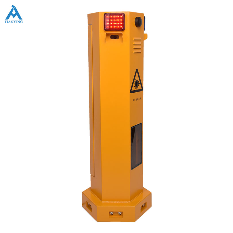 Smart Crosswalk Alert Beacon Laser Grid Projection IP65 Waterproof Aluminum Solar/Mains Powered Engineer Grade Traffic Light