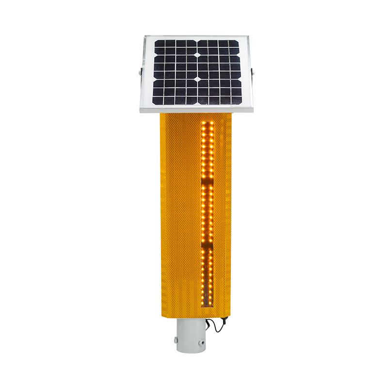New Design Highway GPS Sequential Synchronous Flashing Solar Led Traffic Warning Light