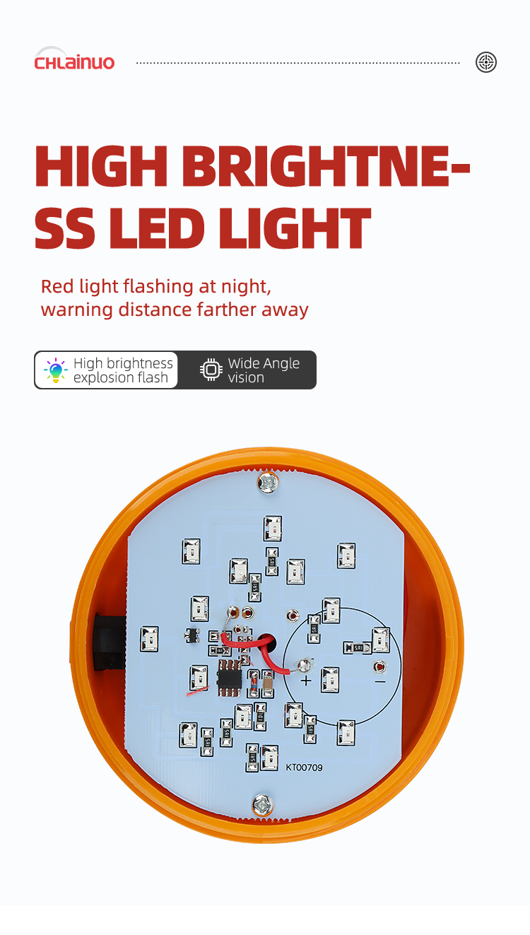 Light Magnetic Flashing Traffic Warning Light