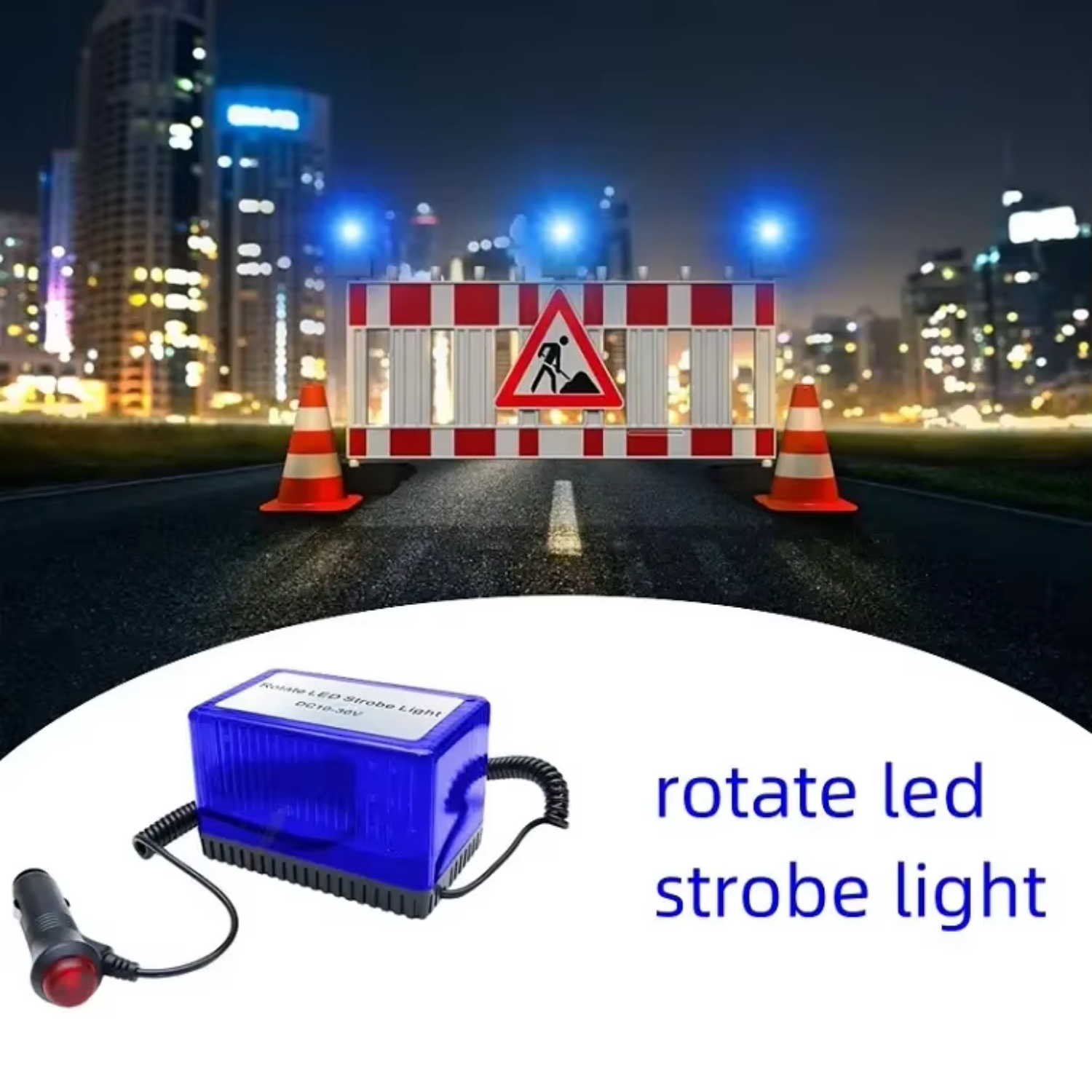 Enhanced Visibility Strobe LED Traffic Lights Road Warning Signs for Improved Safety