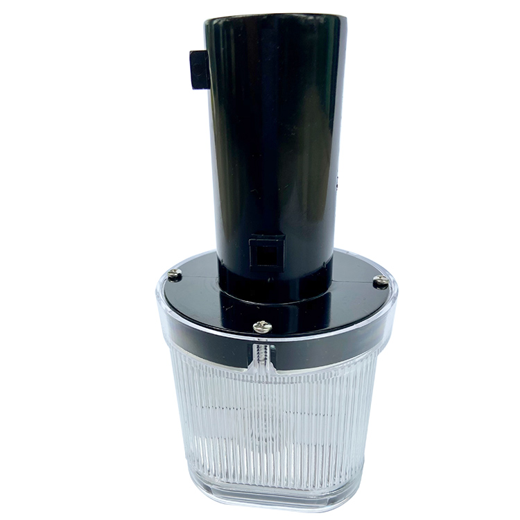 Solar LED Traffic Signal Light Night Strobe Construction Road Light with Plastic Safety Cone Effective Traffic Warning Product
