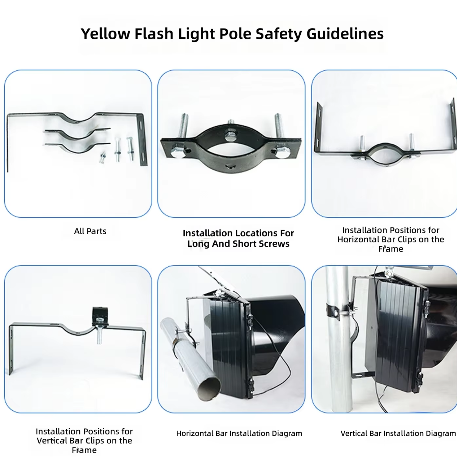 Durable Waterproof Solar LED Red Blinker Light Solar Flashing Warning Beacon for Traffic Control Construction