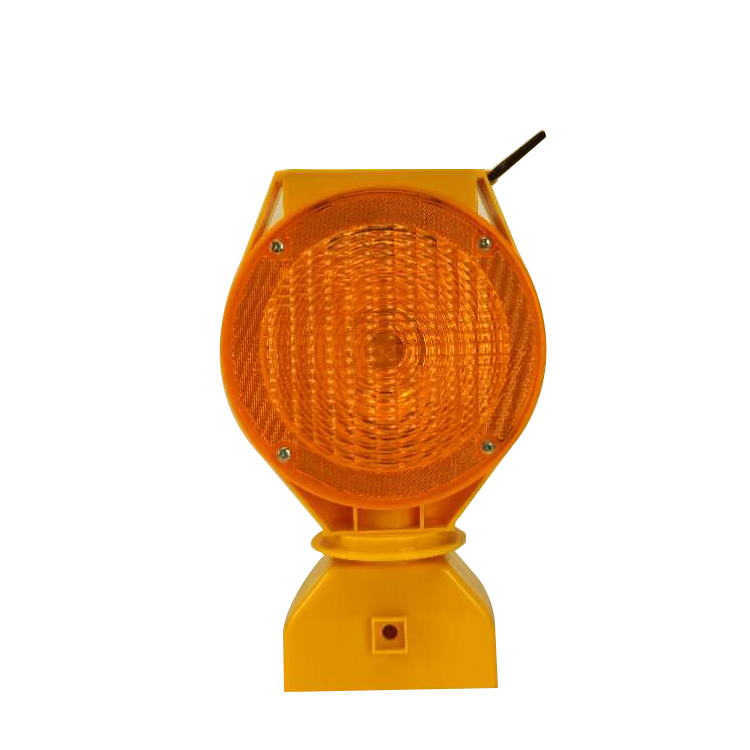 Solar Powered Road Construction Traffic Blinking Barricade Solar Warning Lights Obstacle Safety Flashing Light
