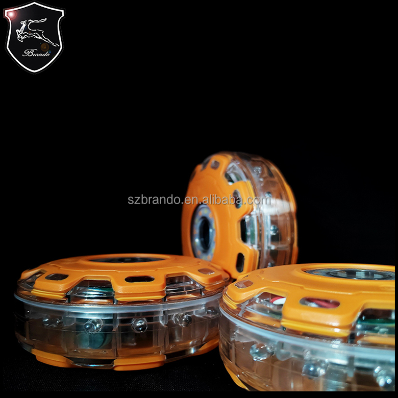 High Brightness Rechargeable Strobe Light Amber Magnetic Traffic Warning Light