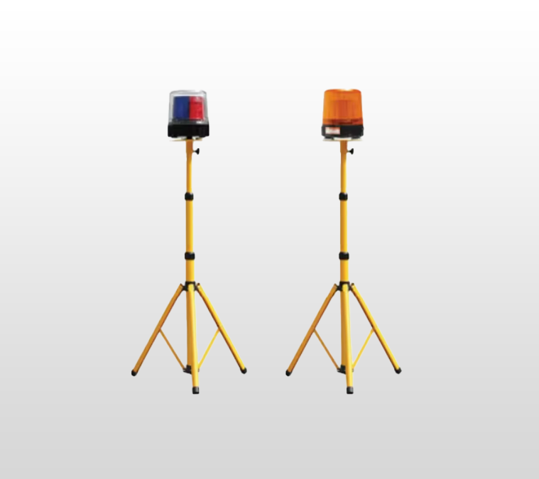 Portable Red/Blue Strobe Beacon Rechargeable LED IP56 Rated Equipment Indicator Traffic Signal Warning Lights