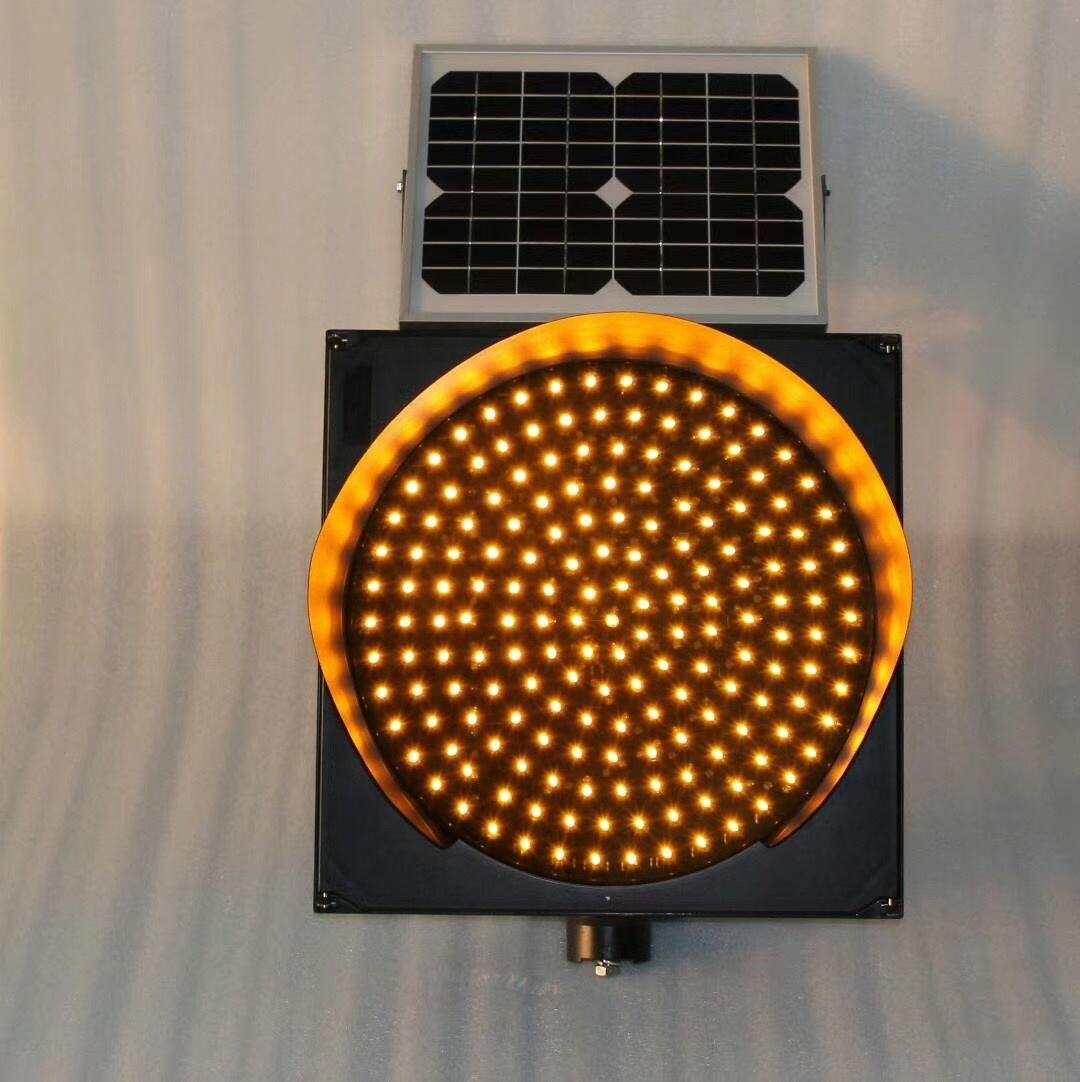 Flashing Blinker Led Light Traffic Led Sign Yellow Strobe Solar Traffic Warning Light