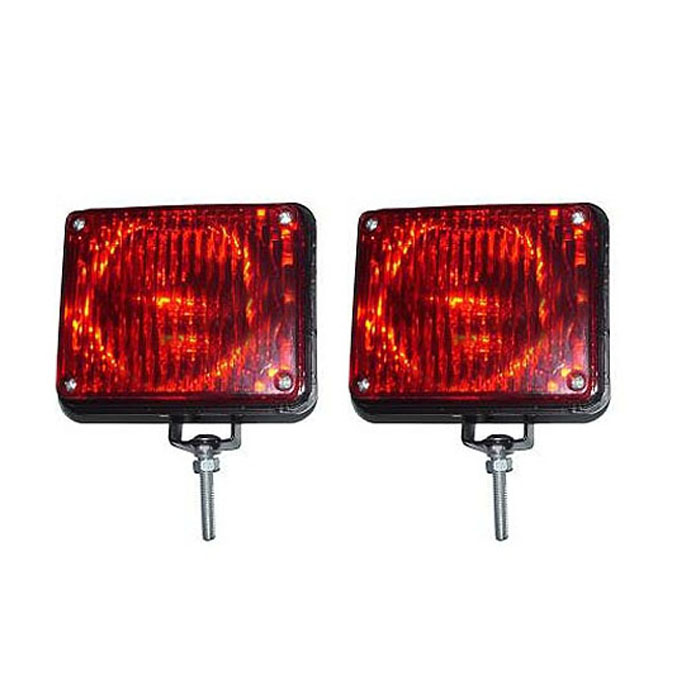 Vehicle signal Dash Deck Side Marker Warning Flashing Strobe Lights Red Blue Amber White LTD-8SQ