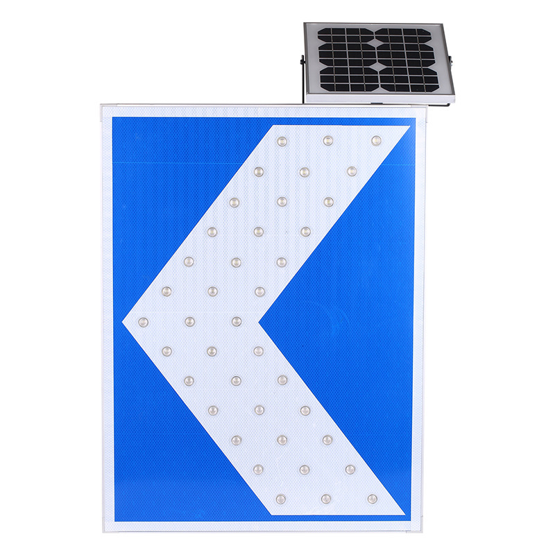 Warning LED Flashing Solar Traffic Sign Board Aluminum Solar-Powered Road Safety Signal Light UV Printed Speed Limit Signage