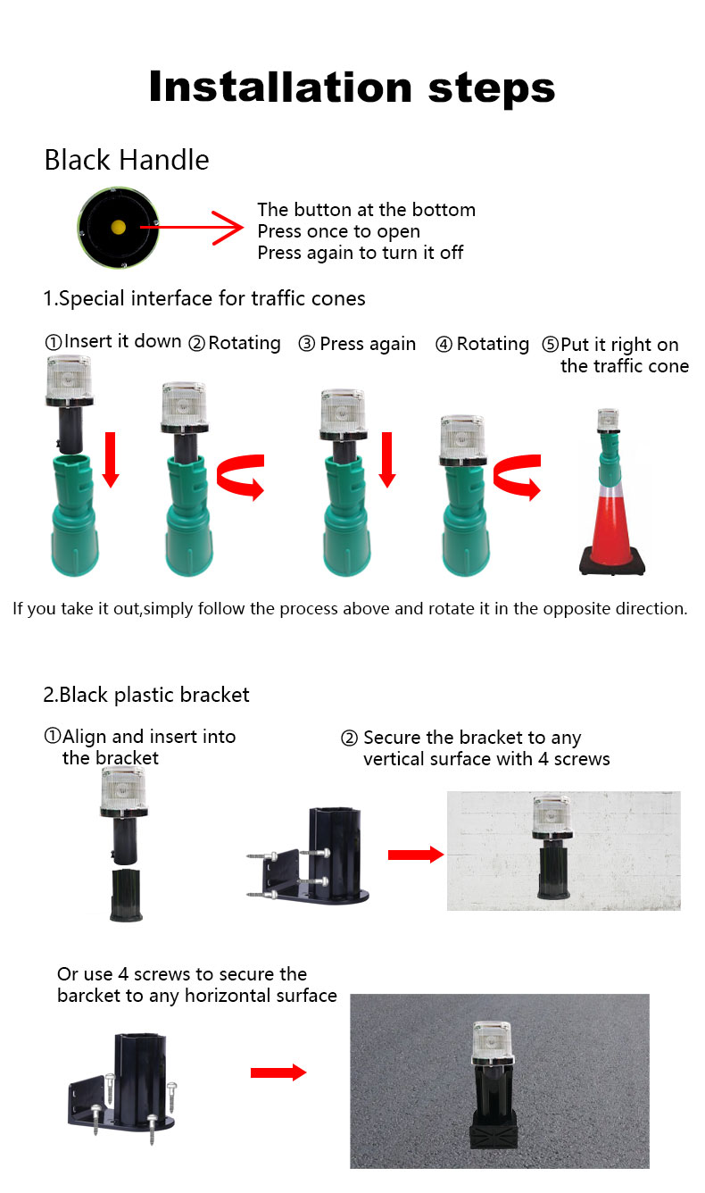 Solar Warning Light Installation Guide 1